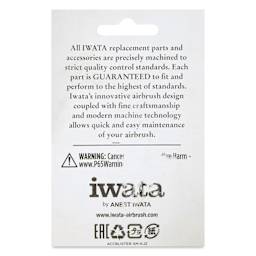 Iwata Eclipse Airbrush Needle Cap - back of packaging