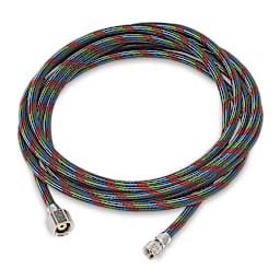 Iwata Airbrush Braided Air Hose - 10 ft, 1/8" and 1/4" fittings