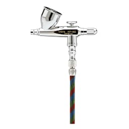 Iwata Revolution Mini Series Airbrush - Side view of HP-M2 with 7 ml cup (Hose sold separately)