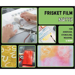Frisket Film. Matte. For airbrush, stenciling, masking, & more.
