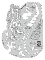 Kanji Master Dragon Template 