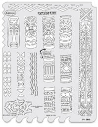 Tiki Master - Top view of Totem Tiki Template  