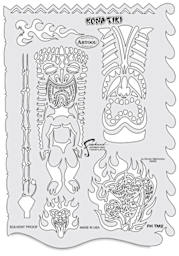 Tiki Master Top view of Kona Tiki Template