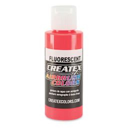 Createx Airbrush Color - 2 oz, Fluorescent Red