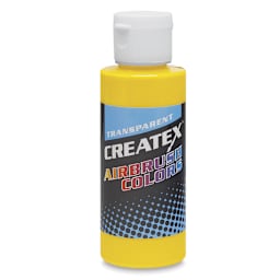 Createx Airbrush Color - 2 oz, Transparent Brite Yellow