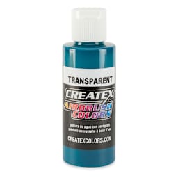 Createx Airbrush Color - 2 oz, Transparent Aqua