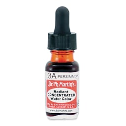 Dr. Ph. Martin's Radiant Concentrated Individual Watercolor - 1/2 oz, Persimmon