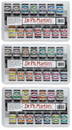Set of 42 Colors (A + B + C)  Watercolors in Trays