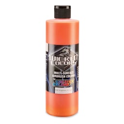 Createx Wicked Colors Airbrush Color - Opaque Pyrrole Orange, 16 oz, Bottle
