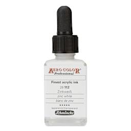 Schmincke Aero Color Professional Airbrush Color - 28 ml, Zinc White