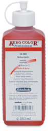 Aero Color Professional Airbrush Colors - Front of 250 ml Scarlet bottle
