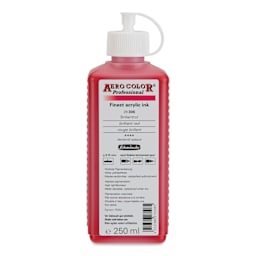 Schmincke Aero Color Professional Airbrush Color - 250 ml, Brilliant Red