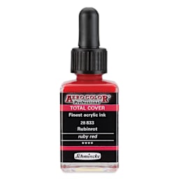 Schmincke Aero Color Professional Airbrush Color - 28 ml, Red Ruby