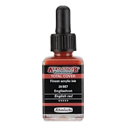 Schmincke Aero Color Professional Airbrush Color - 28 ml, English Red