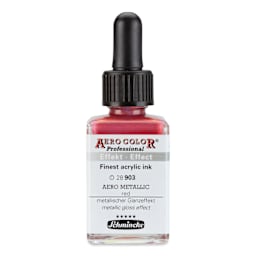 Schmincke Aero Color Professional Airbrush Color - 28 ml, Aero Metallic Red