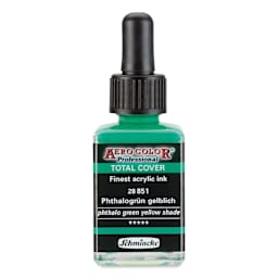 Schmincke Aero Color Professional Airbrush Color - 28 ml, Phthalo Green Yellow Shade