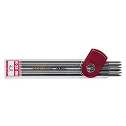 Pacific Arc Lead Refills - 6B, Pkg of 12, lead out of packaging