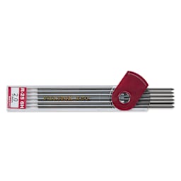 Pacific Arc Lead Refills - 6H, Pkg of 12, lead out of the packaging
