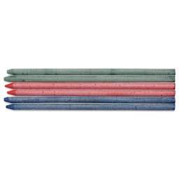 Kaweco Clutch Pencil All Purpose Lead Refills - Assorted, 3.2 mm, Pkg of 6, leads laid out