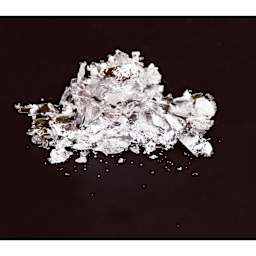 Mona Lisa Metal Leaf Flakes - Silver Metal Flake, 3g out of packaging