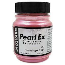 Jacquard Pearl-Ex Pigment - 0.5 oz, Flamingo Pink