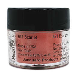 Jacquard Pearl-Ex Pigment - 0.1 oz, Scarlet