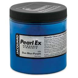 Jacquard Pearl-Ex Pigment - Duo Blue-Purple, 4 oz, Jar