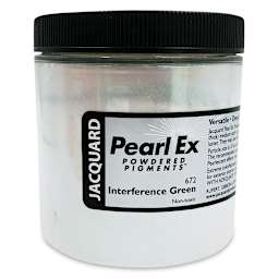Jacquard Pearl-Ex Pigment - 4 oz, Interference Green, Jar