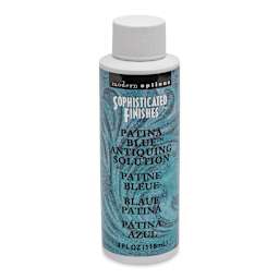 Patina Finish - 4 oz, Patina Blue - front