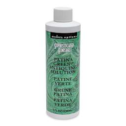 Patina Finish - 8 oz, Patina Green - front