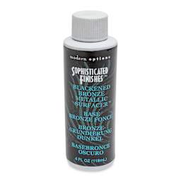 Metallic Surfacer Solution - 4 oz, Blackened Bronze - front