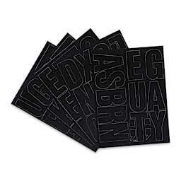 Chartpak Vinyl Letters – 4" Capital Letters, Black