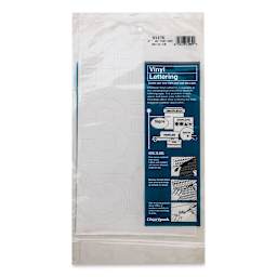 Chartpak Vinyl Numbers - 3" Numbers, White - front of packaging