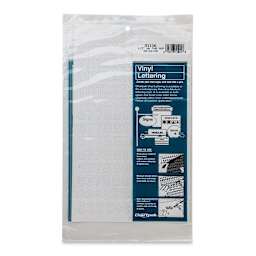 Chartpak Vinyl Numbers - 1/2" Numbers, White - front of packaging
