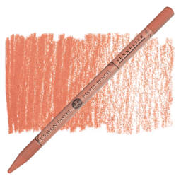 Sennelier Woodless Pastel Pencil - Venetian Red, pencil and swatch