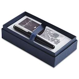 Tom Hessin Charles Collection Fountain Pen - Birmingham Noir, pen inside of the packaging
