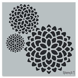 Stencil1 Stencil - Mums, 11'' x 11''