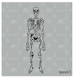 Stencil1 Stencil - Skeleton, 5-3/4'' x 6''