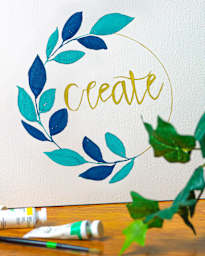 Watercolor Wreath