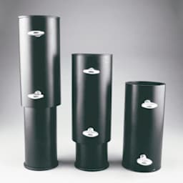 Brent Booties Leg Extensions - Set of 3 showing three possible heights 