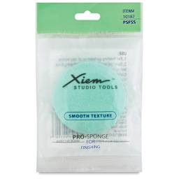 Xiem Studio Pro-Sponges - Front view of Smooth Texture Sponge package