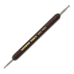 Kemper Double Ball Stylus Embossing Tools - 1 Large Size Tool shown at left angle