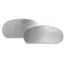 Kemper Steel Scrapers - Serrated and smooth edge scrapers shown
