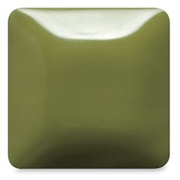 Mayco Stroke & Coat Wonderglaze - Toad-aly Green, fired at cone 06 oxidation