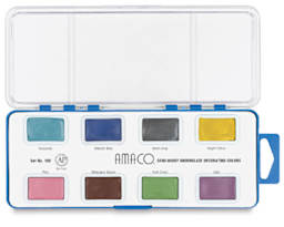 Amaco Lead-Free Semi-Moist Underglaze Sets - Set No. 109