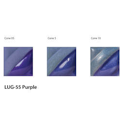 Amaco Lead-Free Underglaze Decorating Color - 2 oz, Purple cone comparison