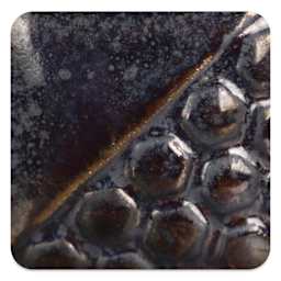 Mayco Elements Glaze - Black Ice, fired at cone 10 reduction