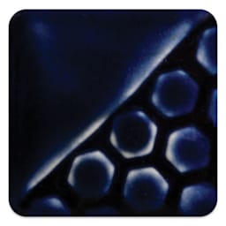 Mayco Elements Glaze - Mirror Blue, fired at cone 6 oxidation