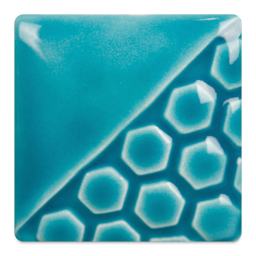 Mayco Elements Glaze - Caribbean Blue, fired at cone 06 oxidation