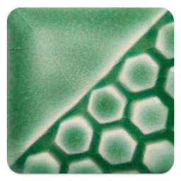 Mayco Elements Glaze - Caribbean Blue, fired at cone 6 oxidation